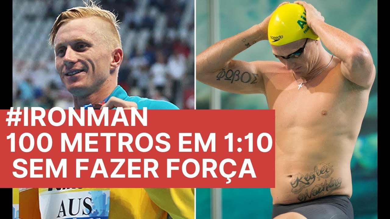 ⭕️ NADO LIVRE: 100 METROS EM 1:10 SEM FAZER FORÇA #IRONMAN
