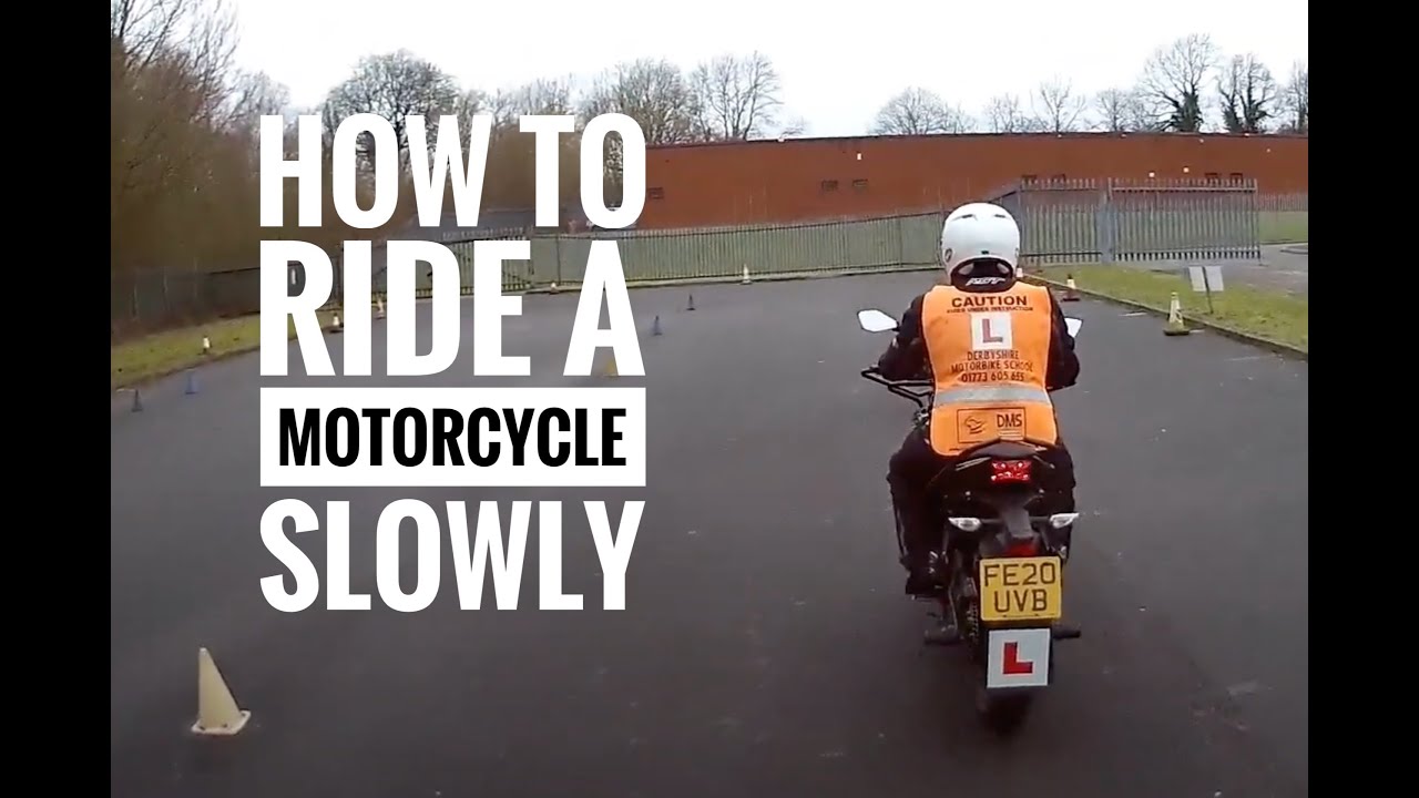 How to ride a Motorcycle SLOWLY.  Slow Speed Control Made Easy