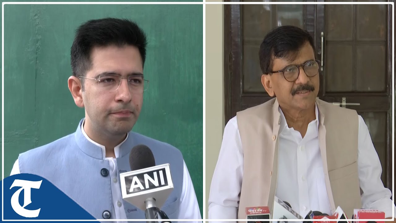 Raghav Chadha and Sanjay Raut criticise Delhi Services Bill