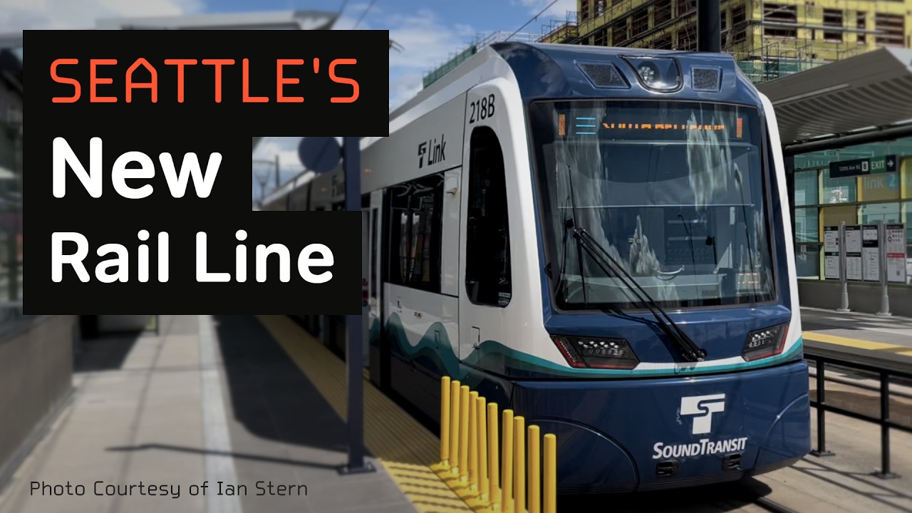 Новая железнодорожная линия Сиэтла открыта! Всё о линии East Link Starter Line