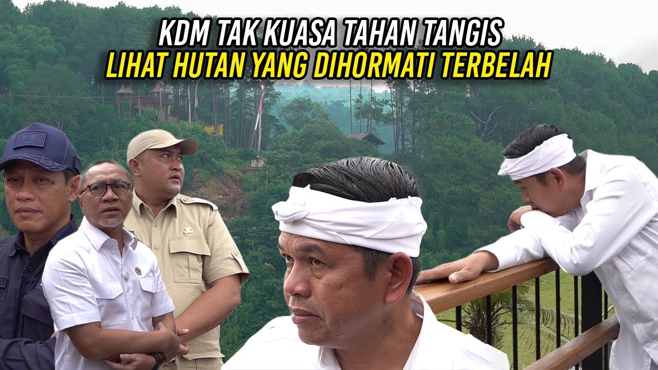 KDM TAK KUASA TAHAN TANGIS SAAT LIHAT HUTAN YANG DIHORMATI TERBELAH
