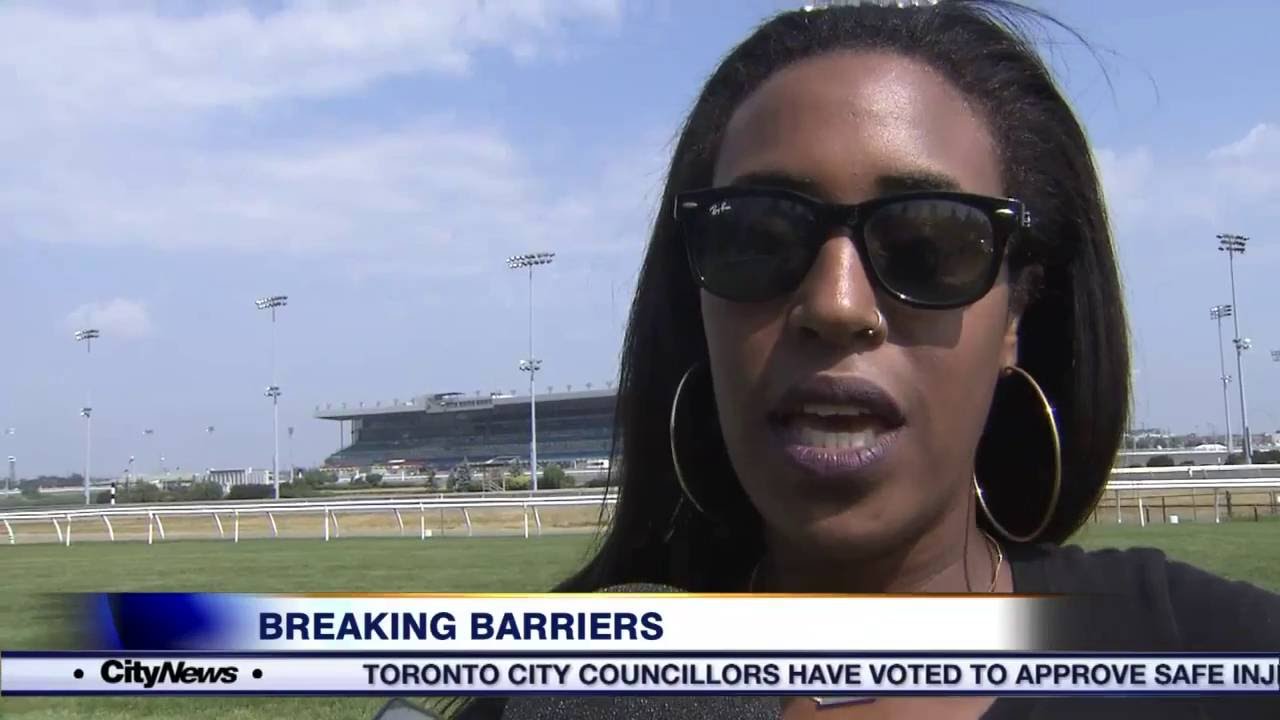 Video: Female jockey makes Canadian history