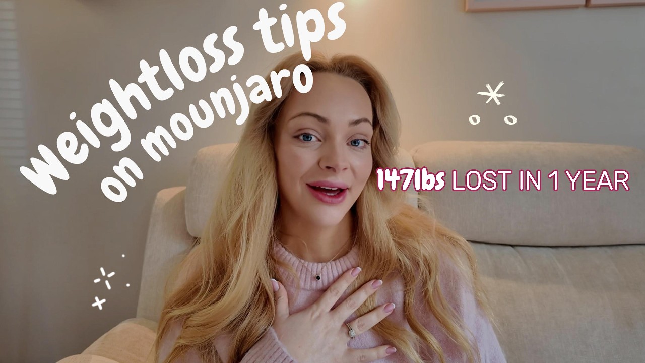 Mounjaro helped… but I did the work 💗 147 lbs down in ONE YEAR + My tips & tricks.