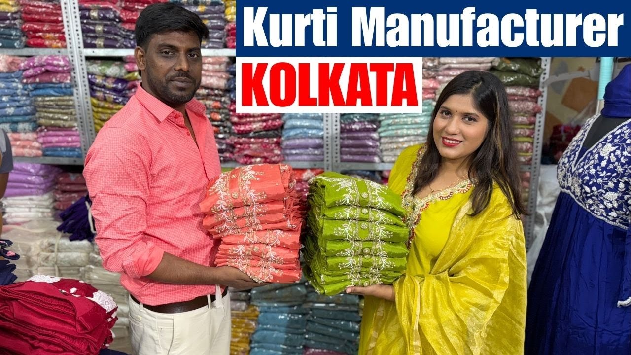 Handwork Kurti Manufacturer & Wholesale Outlet Barabazar Kolkata | Fashion Ware Latest Festive Kurti