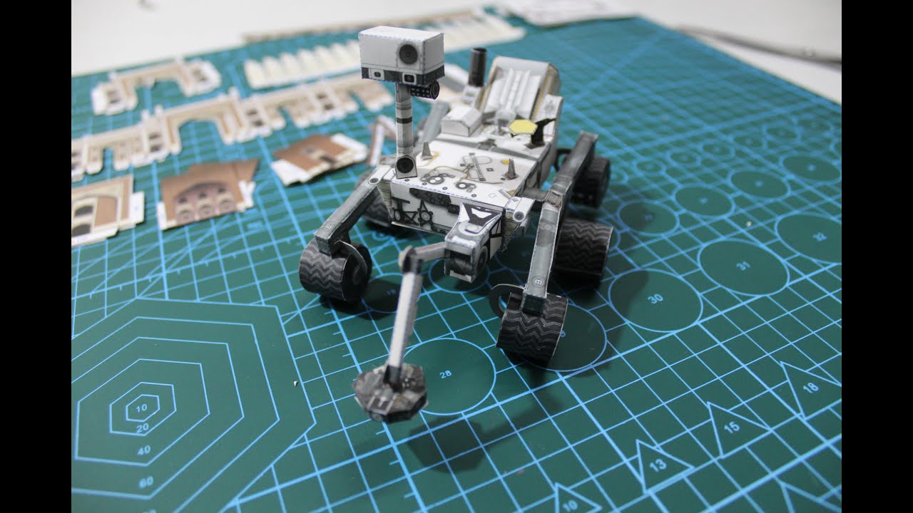 MARS ROVER CURIOSITY (DIY) Paper Model-canon creative park