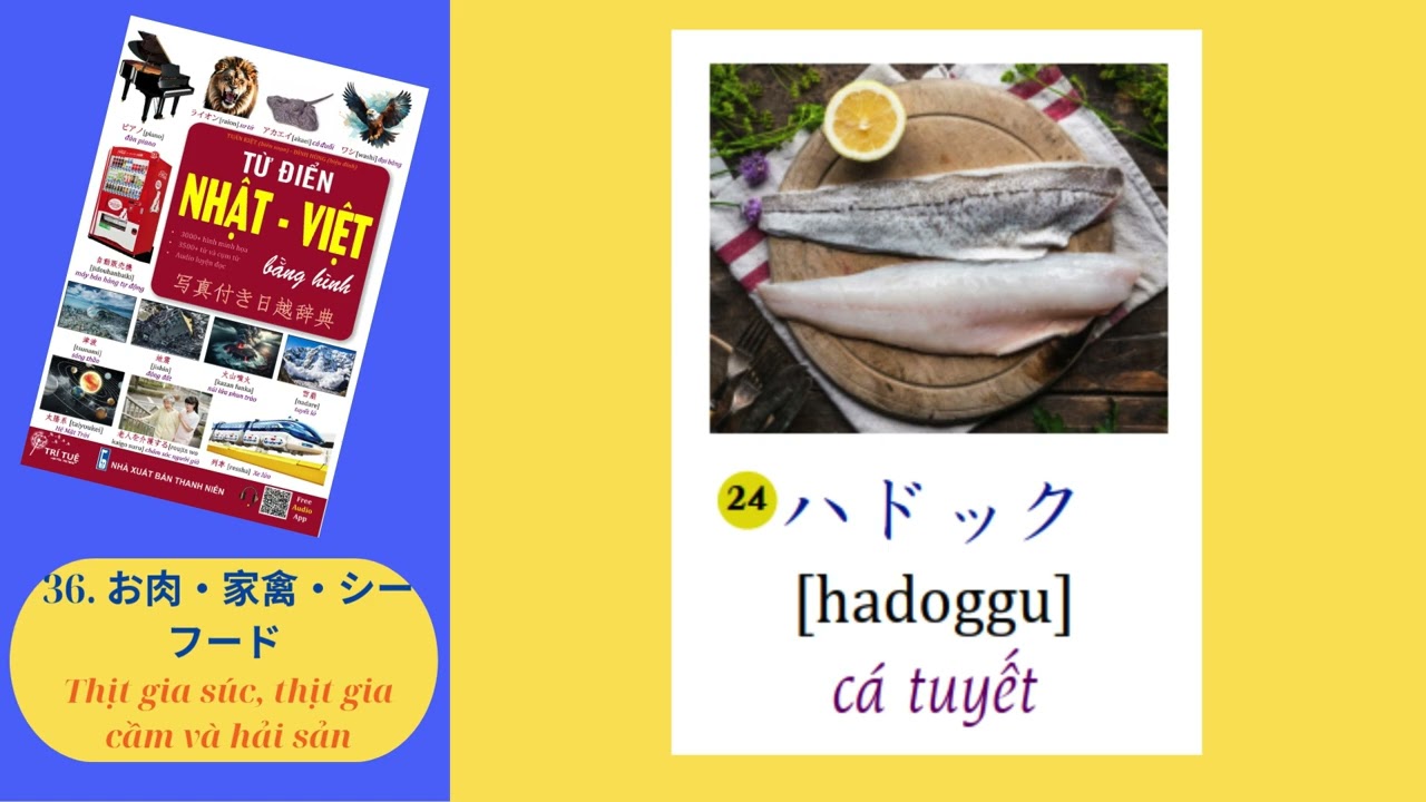 36. お肉・家禽・シーフード Thịt gia súc, thịt gia cầm và hải sản