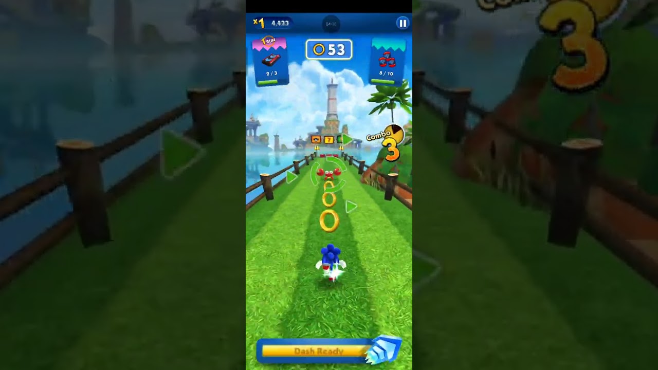 Sonic Dash game gamplay |Primul episod de Sonic Dash Mobile 