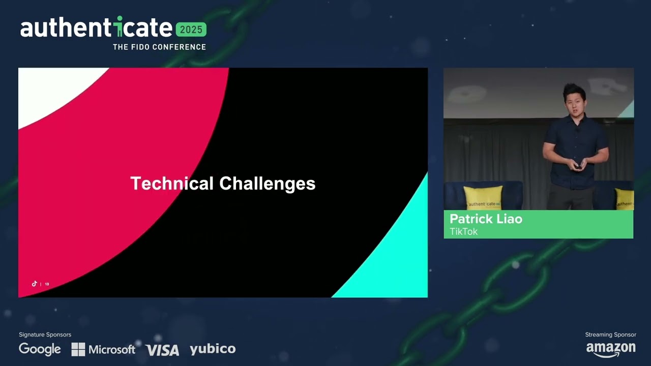 Презентация ключей аутентификации 2025 года с помощью TikTok