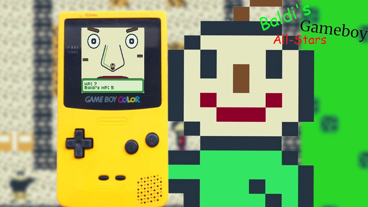 Baldi is back on gameboy again and he got his own boss fight | Baldi's Gameboy All Stars V3.0.0 #1