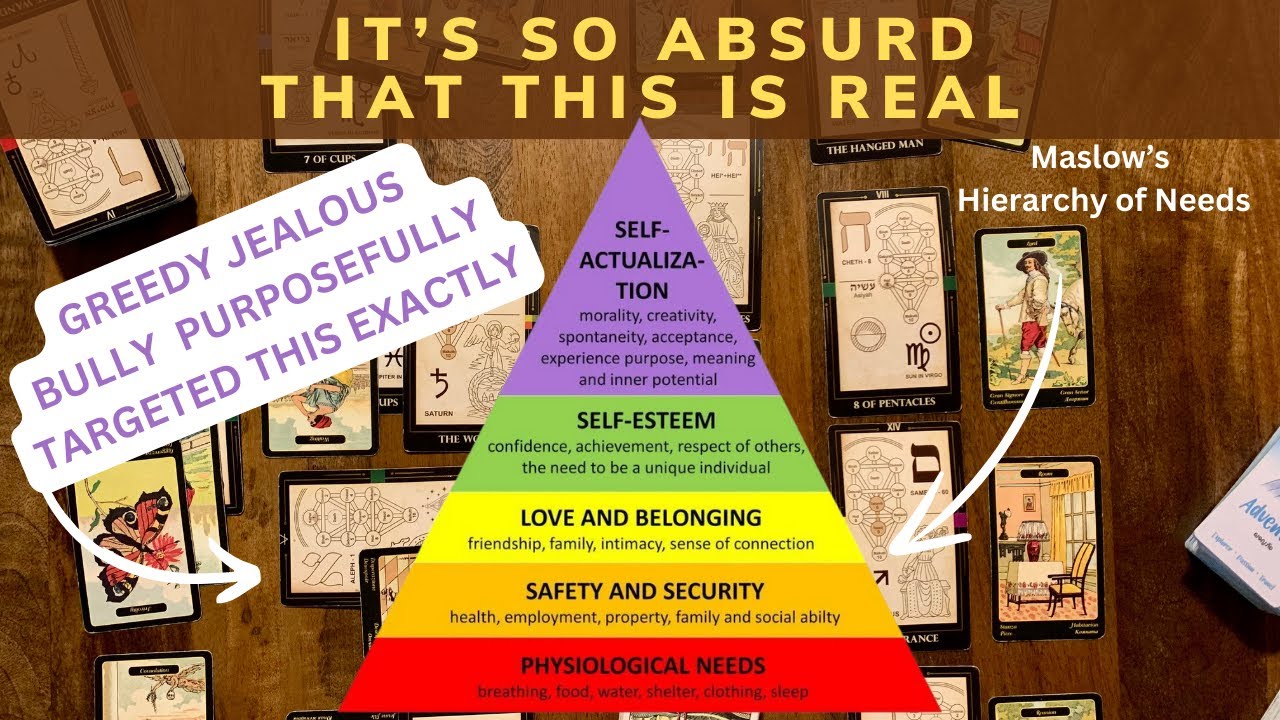 Bully purposefully targeted your hierarchy of needs so you’d self destruct but you’re too 🪨🌿🤍🧘🏽‍♀️🌙