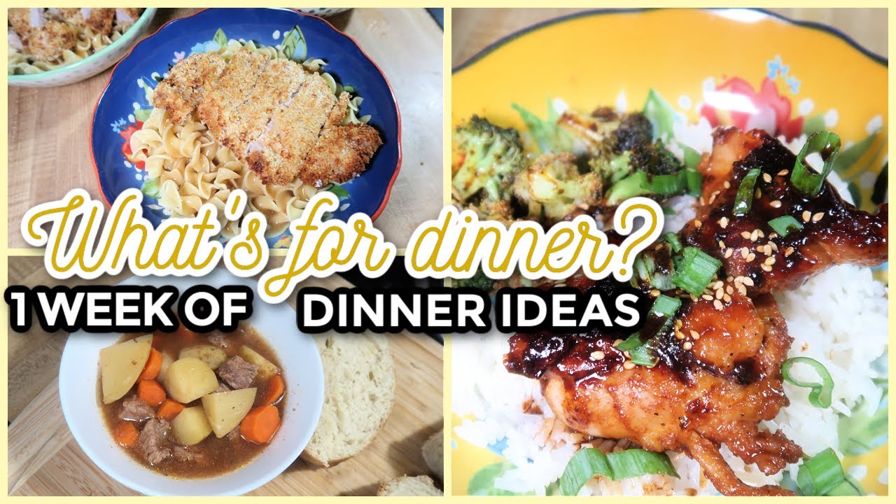 EASY FAMILY DINNER IDEAS | WHAT'S FOR DINNER? #301 | 7 Real Life Family Meal Ideas