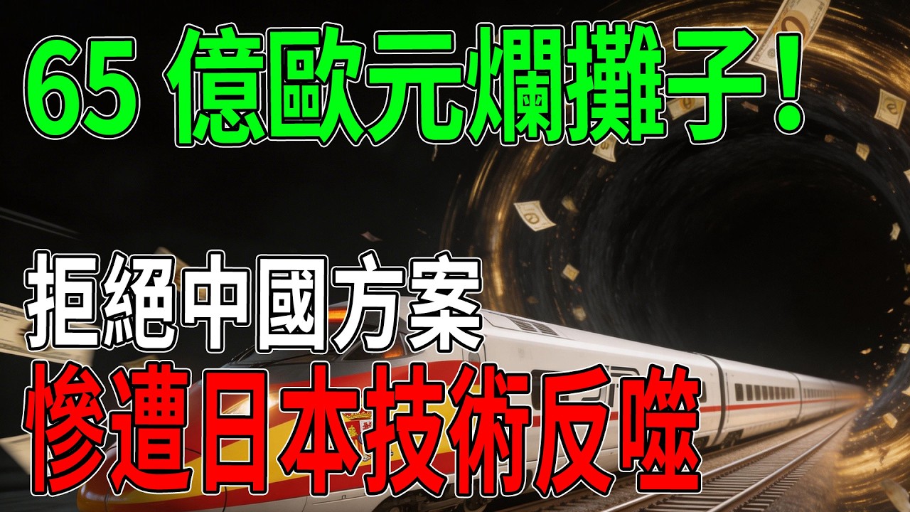 65億歐元變爛攤子！當年拒絕中國方案，西班牙高鐵慘遭日本技術反噬？ 基建狂魔 #工程改造 #製造科技 #海外基建 #交通科技 #歷史教訓