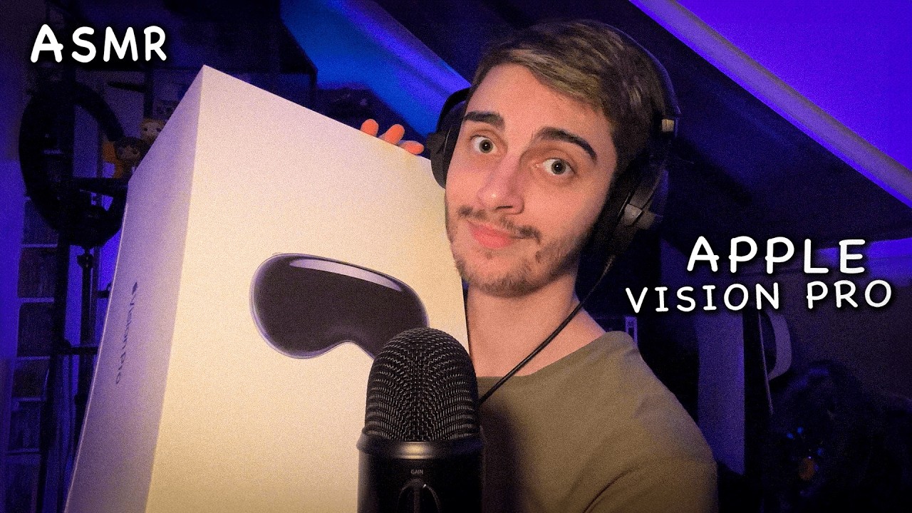 ASMR - J'ai l'Apple Vision Pro ! 🕶️ (le prix fait mal 😭)