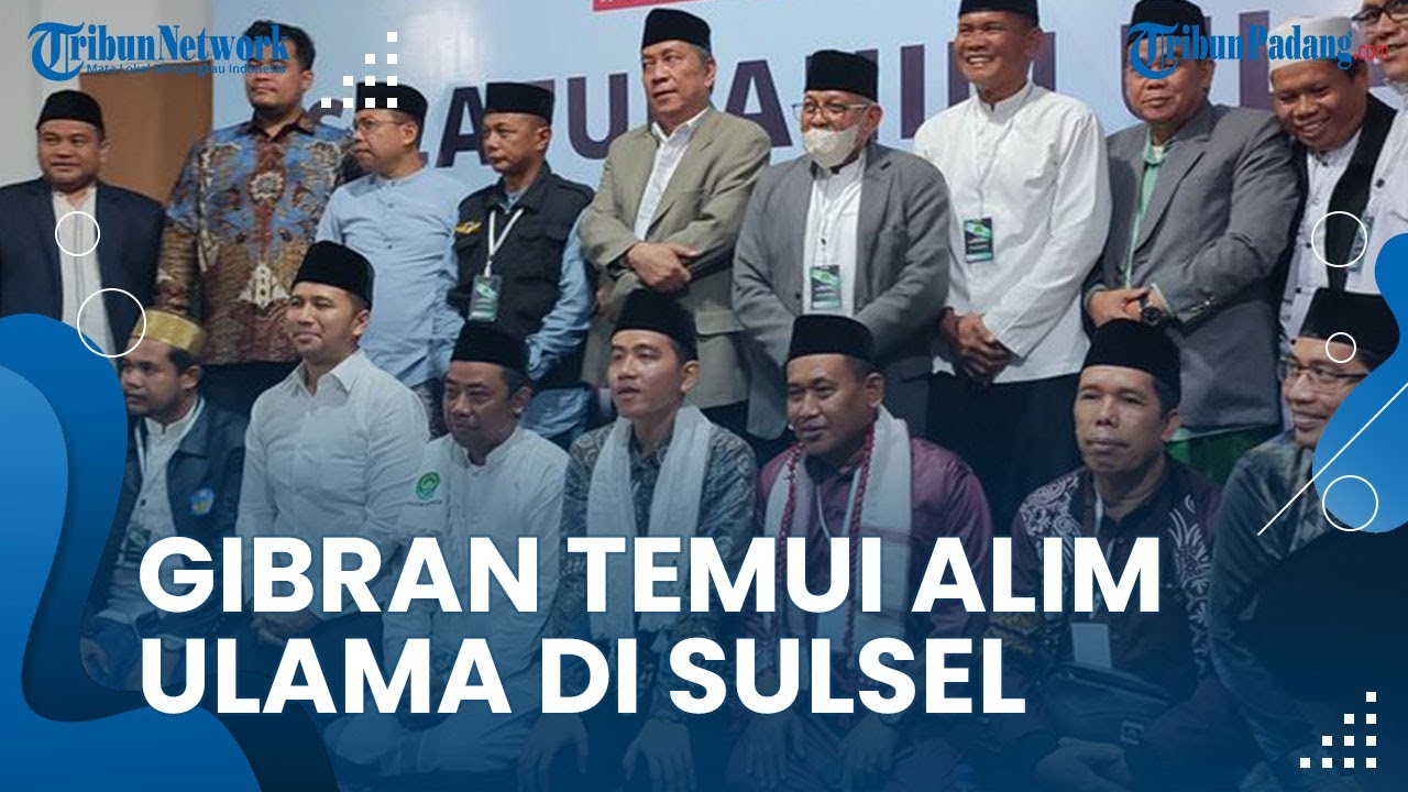 Gibran Rakabuming Temui Alim Ulama Sulawesi Selatan, Janjikan Dana Abadi Pesantren