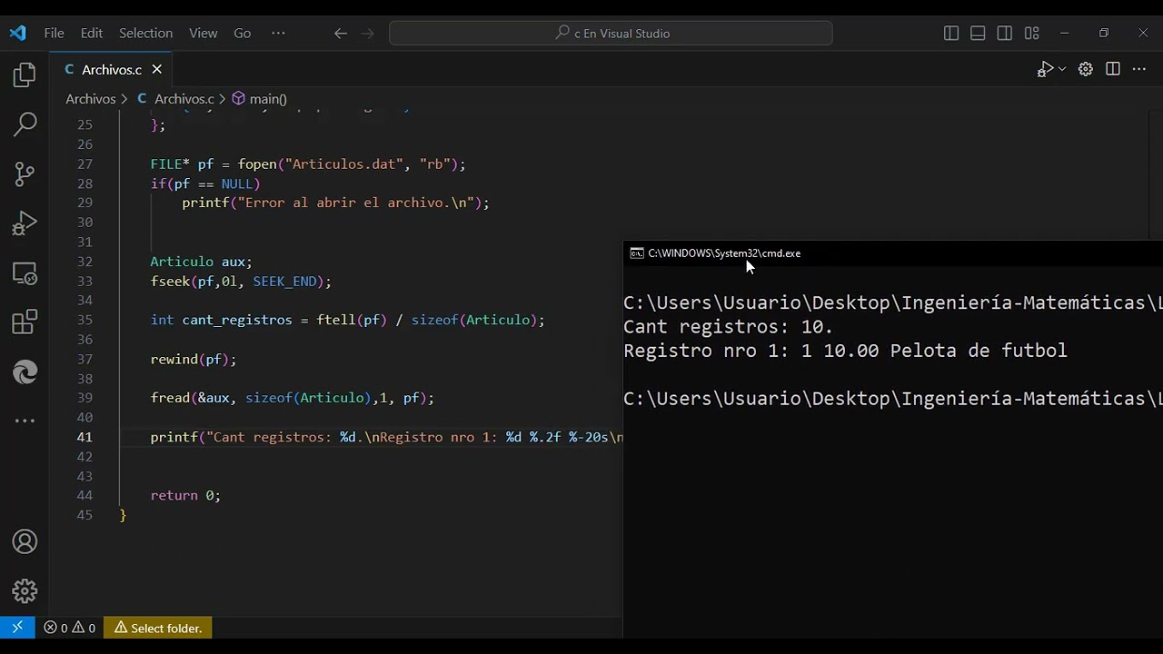 Fopen, Fseek, Ftell, Fread, Fwrite, Binarios (Archivos en C Parte 1)