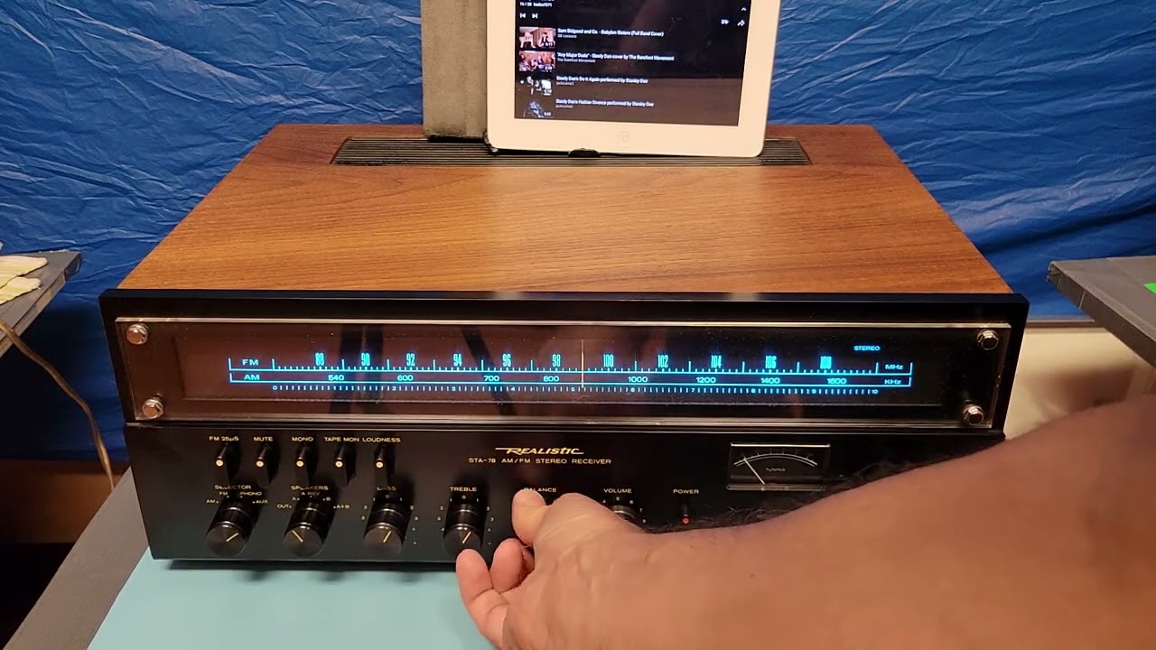 Vintage Realistic Radio Shack STA-85 Stereo Reciever Amplifier