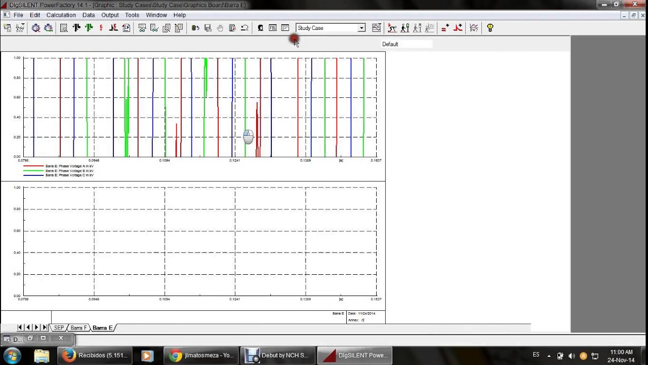 Tutorial DigSILENT graficar digsilent short circuit