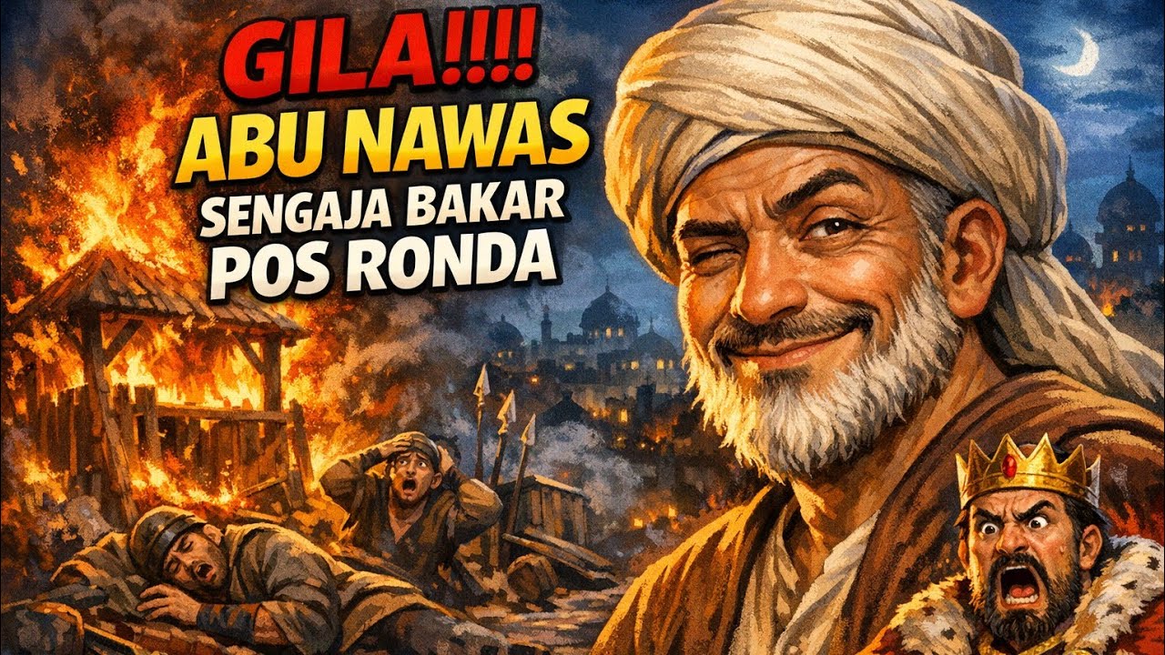CERDAS!!!! ABU NAWAS MEMBUAT BENCANA