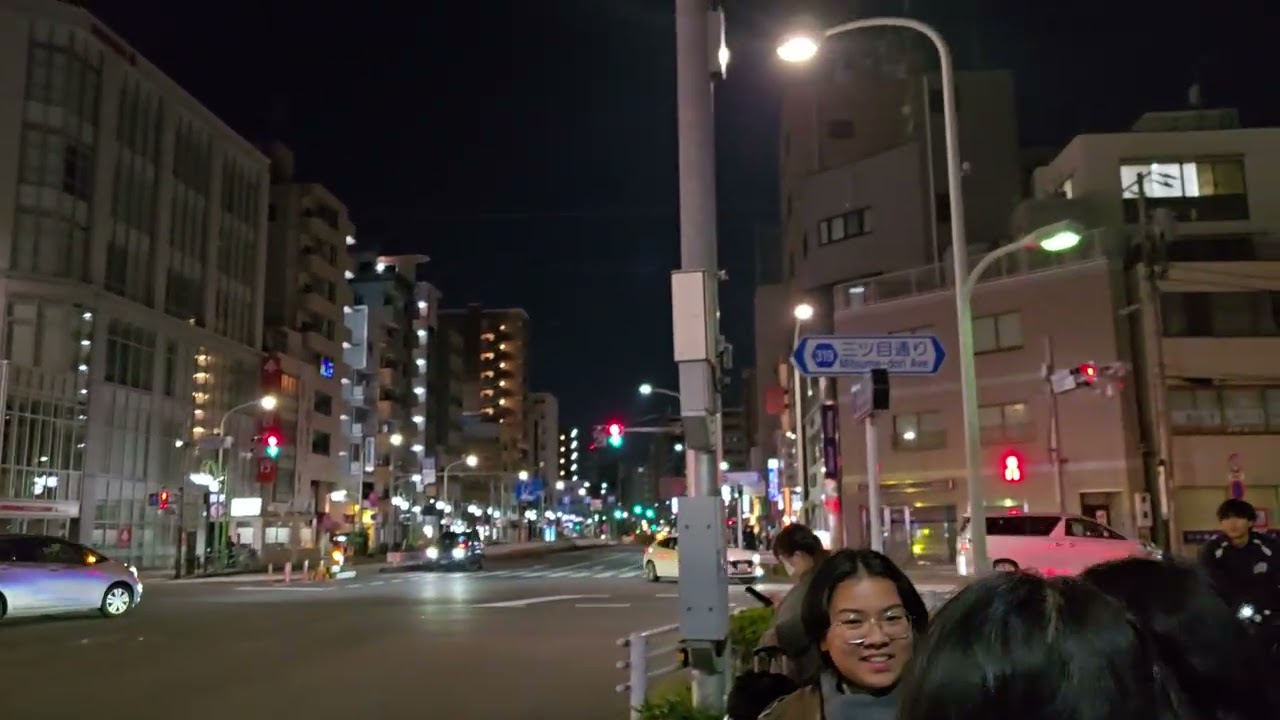 Ночная прогулка от вокзала до квартиры AirBnB в Токио #tokyo #nightwalk #tokyotravel #trainstation