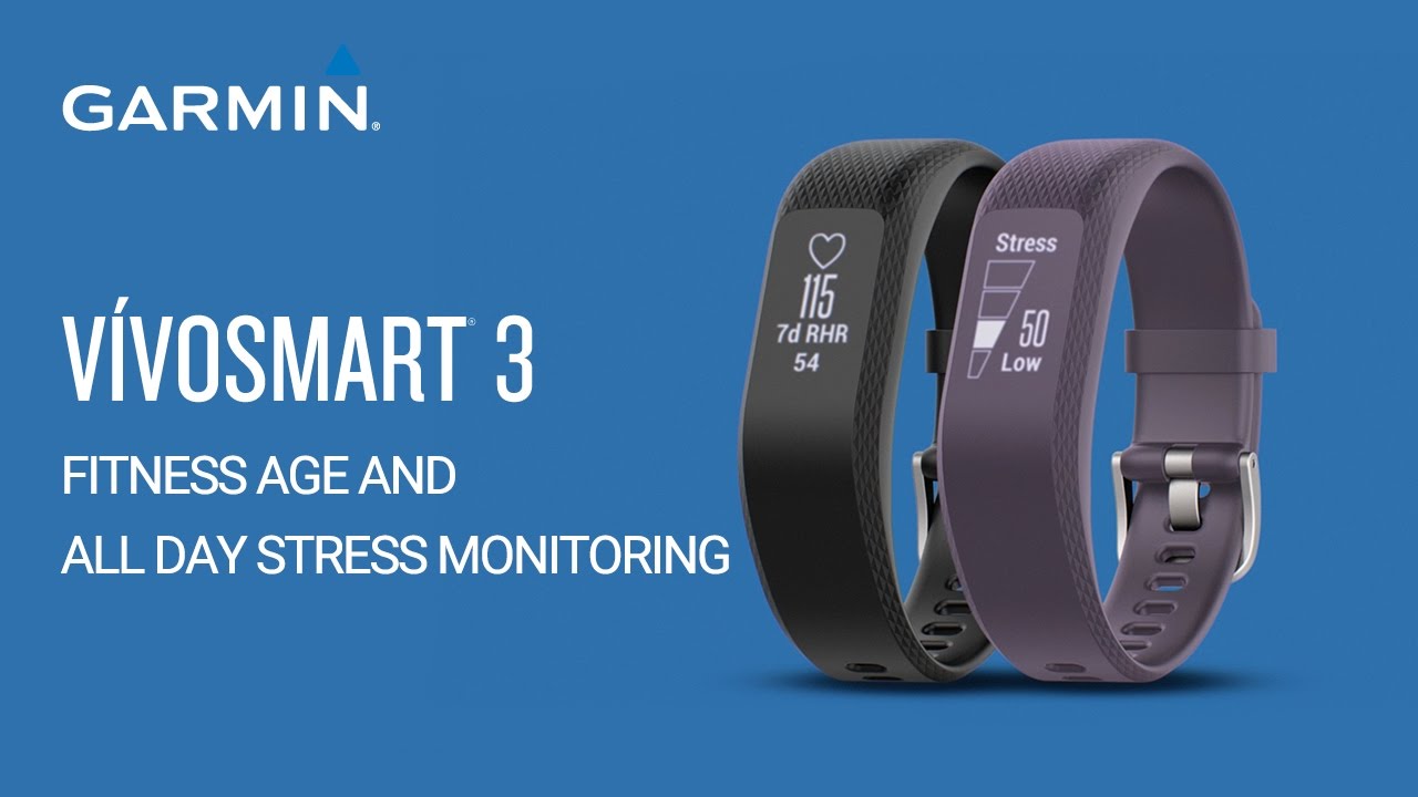 Tutorial - vívosmart 3: Get Your Fitness Age and All-day Stress Monitoring