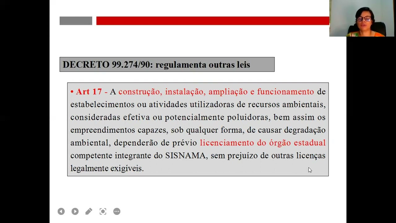 Licenciamento Ambiental - Embasamento Jurídico