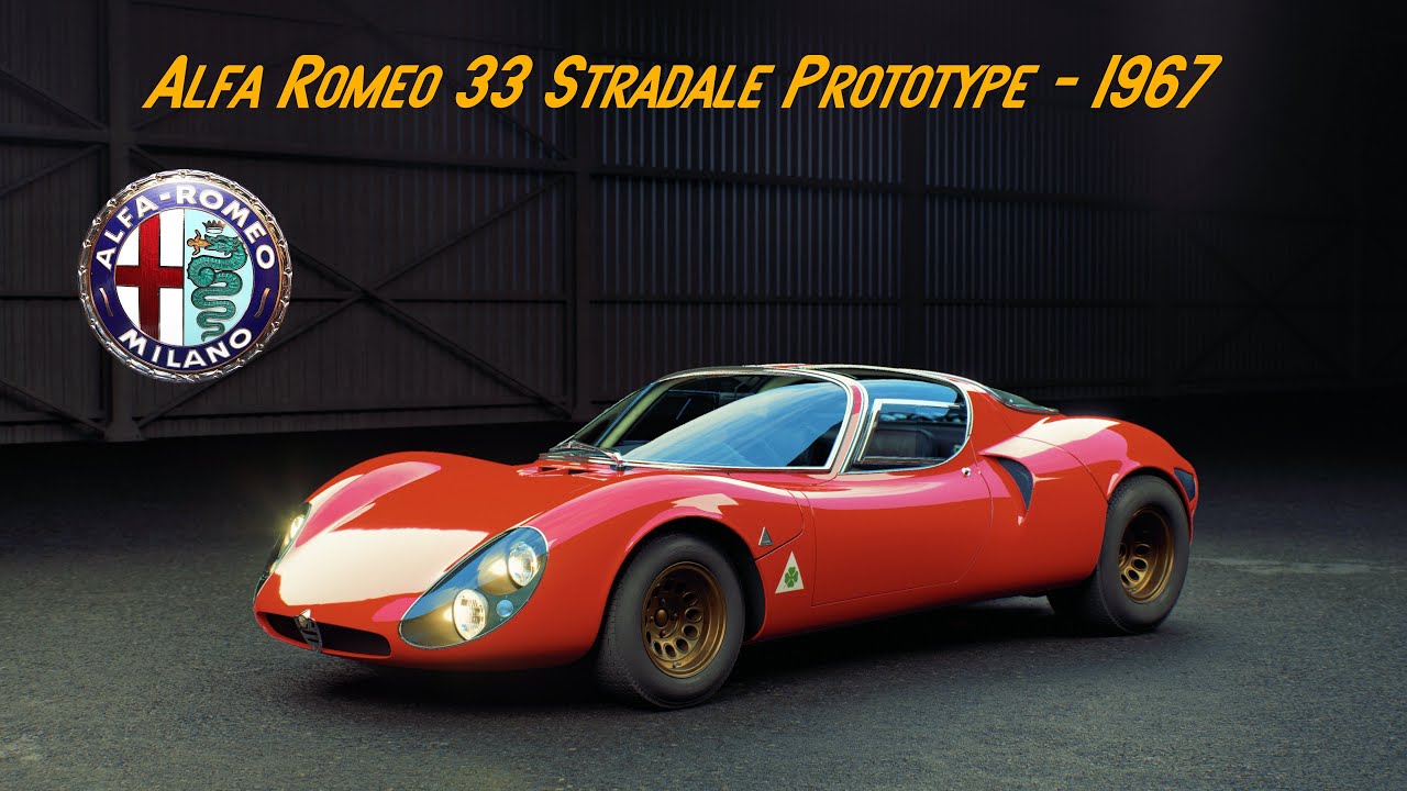 Alfa Romeo 33 Stradale Prototype  (Ver.A) - 1967