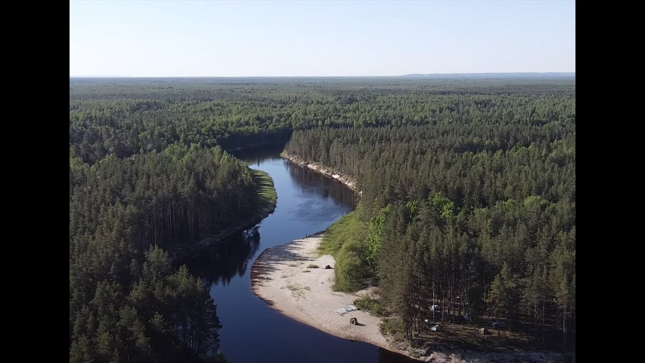 Сплав по реке Лух.