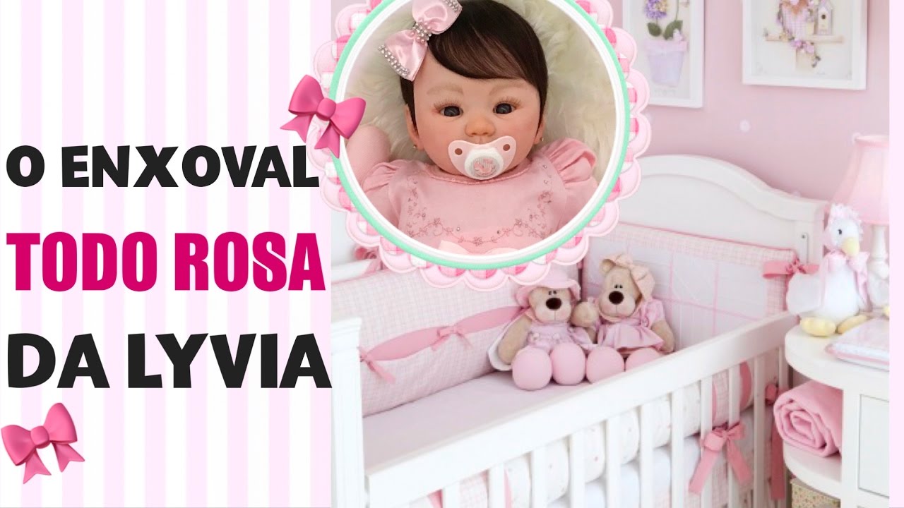 ENXOVAL TODO ROSA - PERFEITOOO!