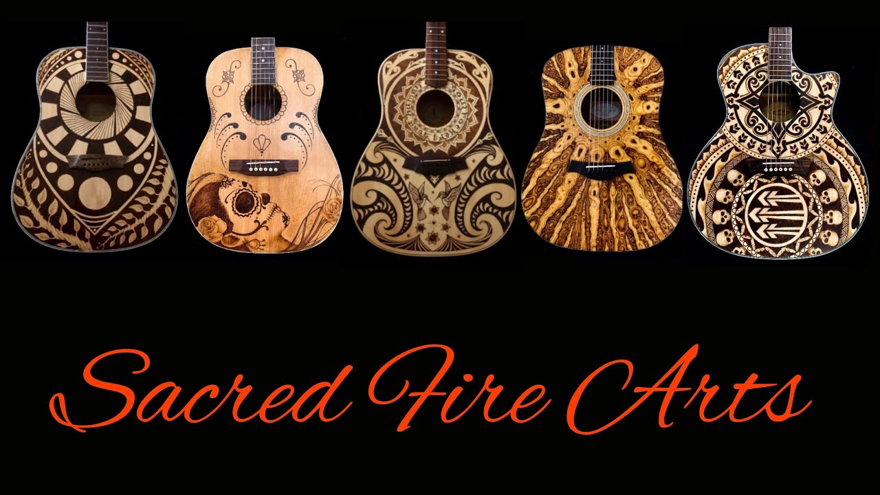 Guitar Pyrography: Woodburning Custom Art on Guitars.