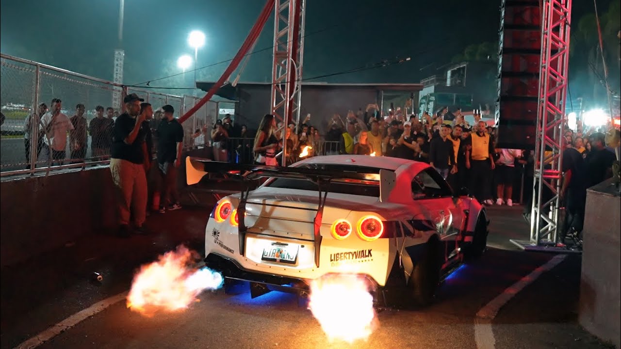 COLOQUEI MEU GTR NA PISTA E FIZ UM SHOW EM SP!