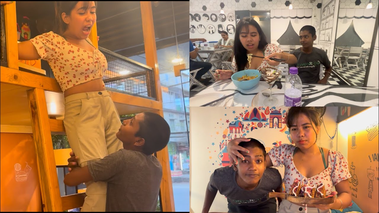 I visit unique design restaurant in jorhat 😯😱