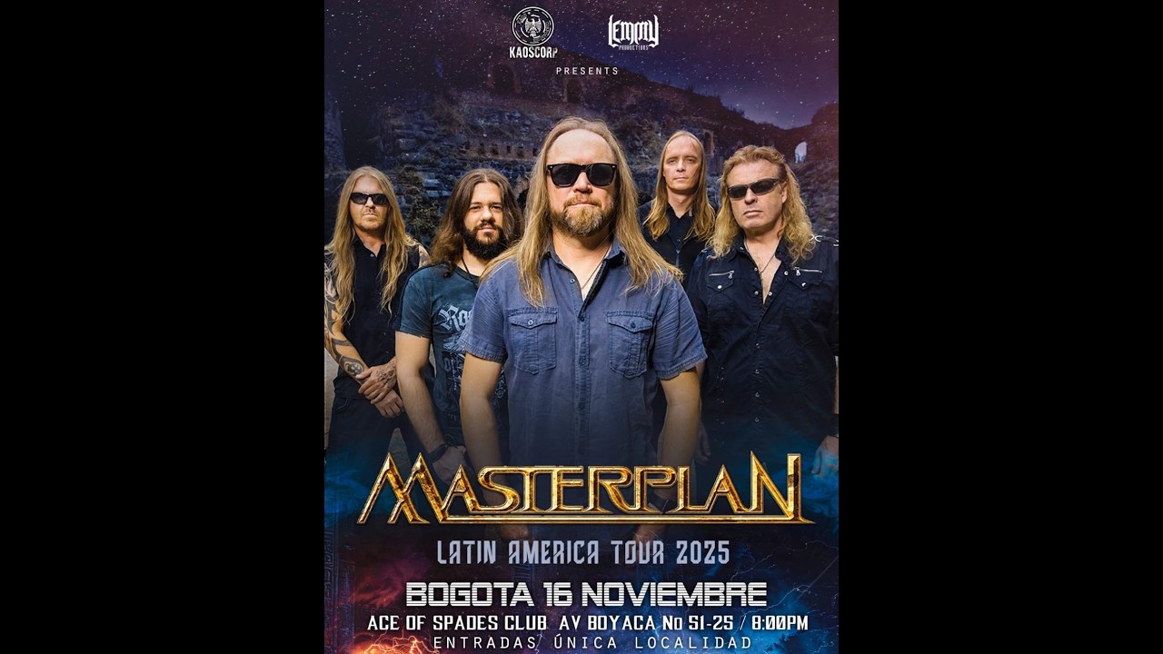 Masterplan EN VIVO en Bogotá 🇨🇴 | The Time Of The Oath (Helloween Cover) 🎹🔥