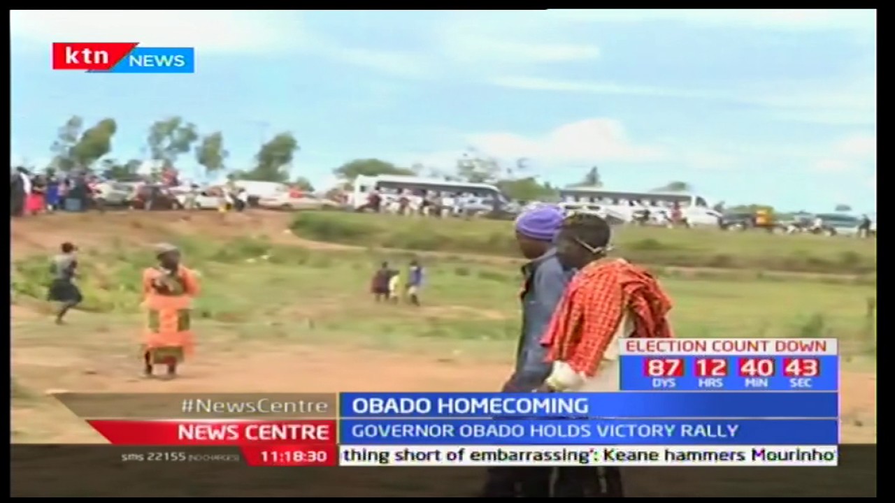 Governor Obado holds victory rally after he won ODM Gubernatorial ticket