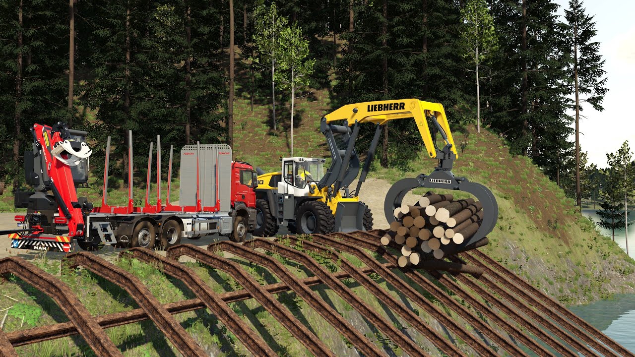 Just two piles left | EP. 27 | Fs22 timelapse | Forestry in Honkakorpi