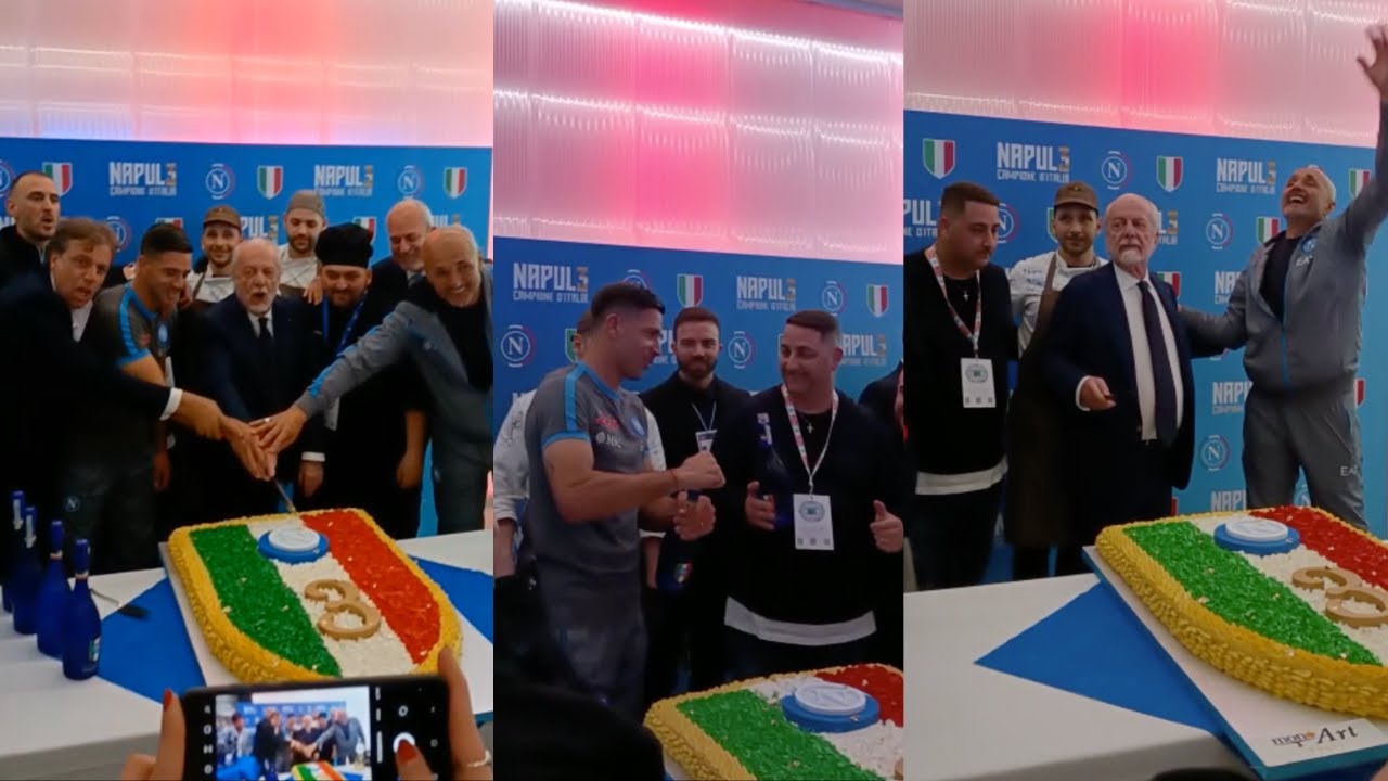 TORTA scudetto Napoli: Spalletti scatenato su 