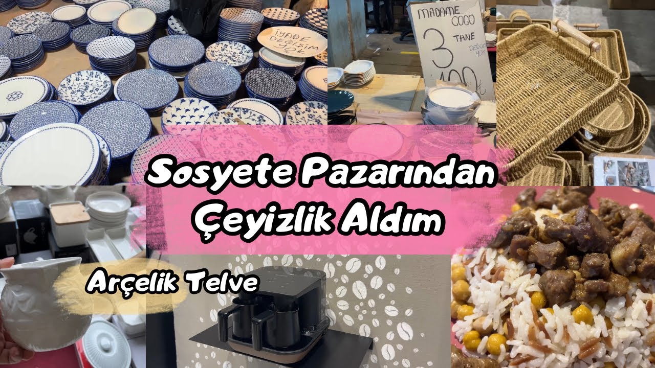 Sosyete Pazarından Çeyizlik Aldım 🩷 Arçelik Telve Türk Kahve Makinesi ☕️