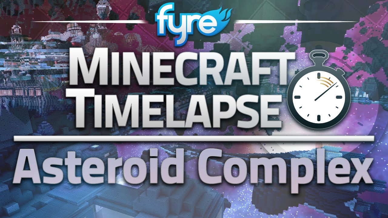 Minecraft Timelapse - ASTRON : Asteroid Complex