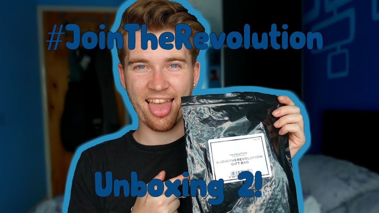 #JoinTheRevolution Gift Bag Unboxing 2! Face Mask Fridays | RandomJosh