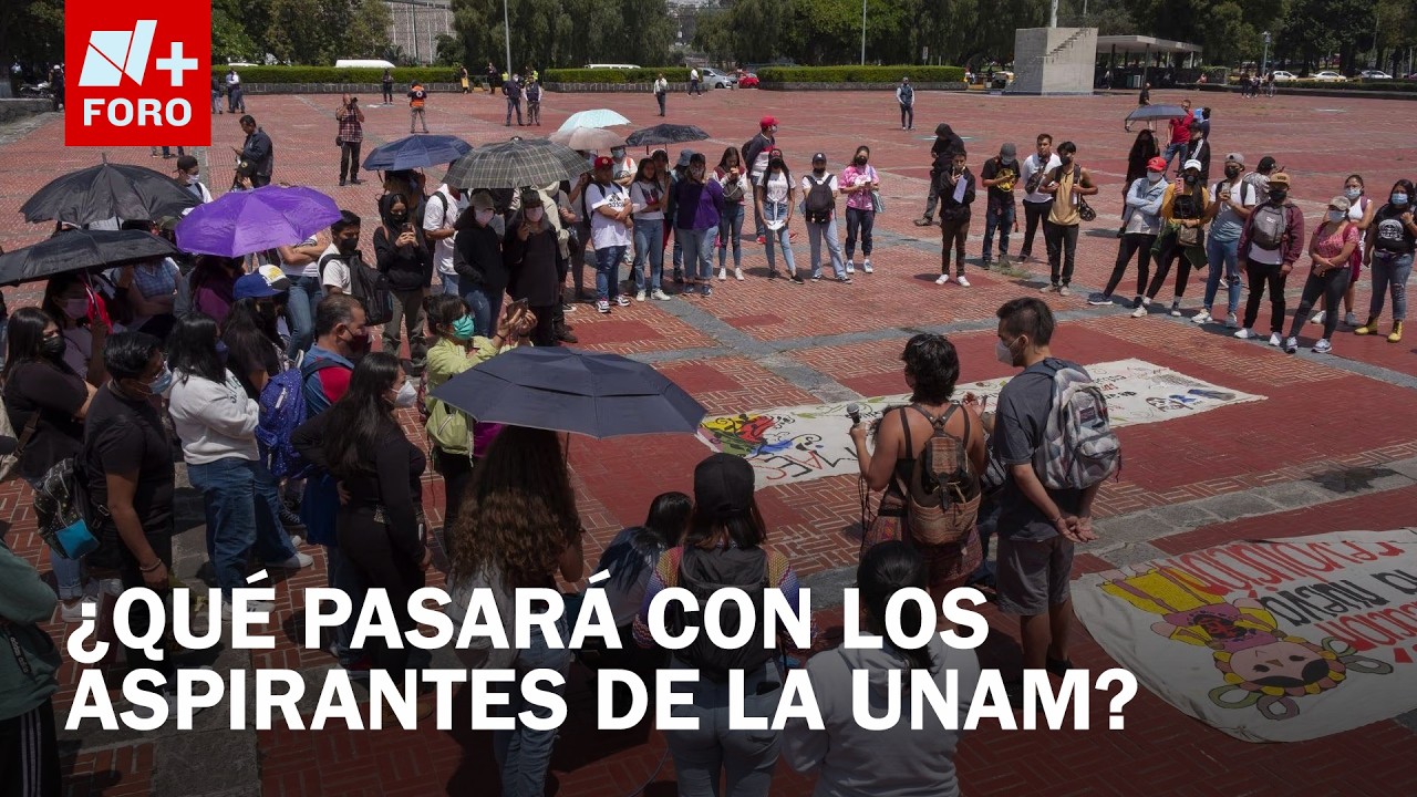 Caos en la UNAM: Estudiantes y padres marchan por repetici&oacute;n del examen de licenciatura
