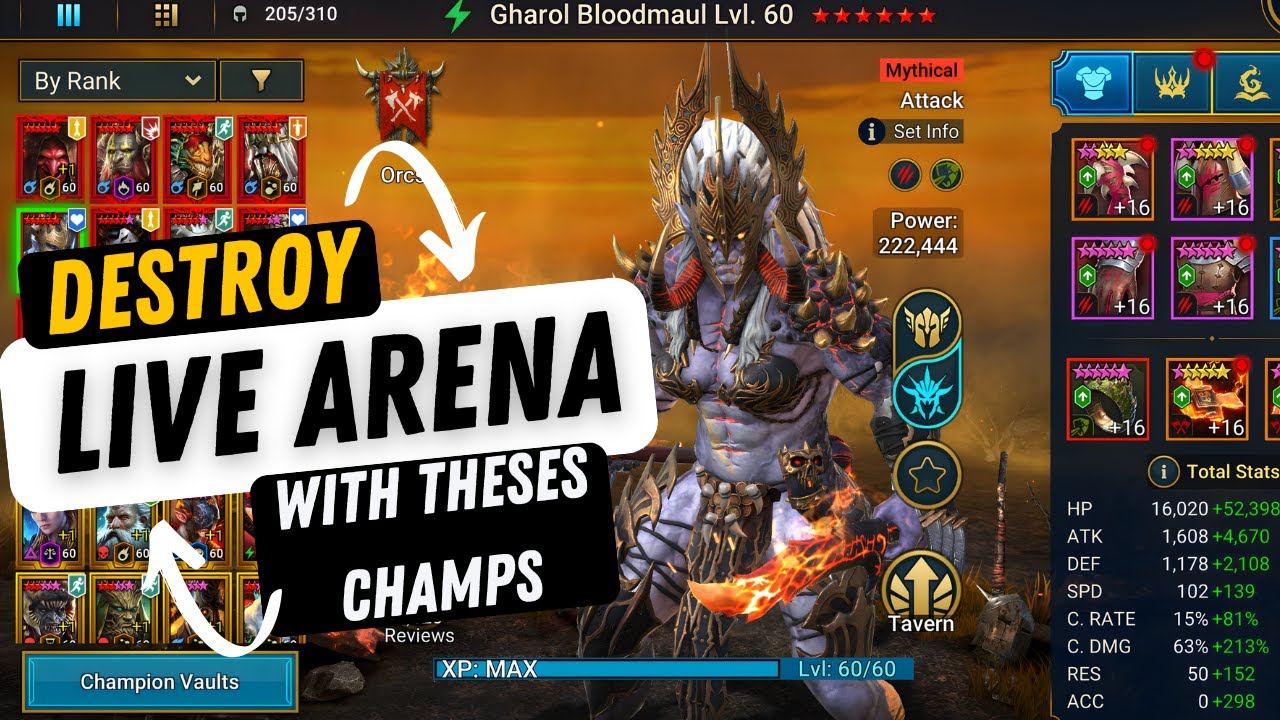 DESTROY LIVE ARENA WITH THESE CHAMPS in RAID: SHADOW LEGENDS