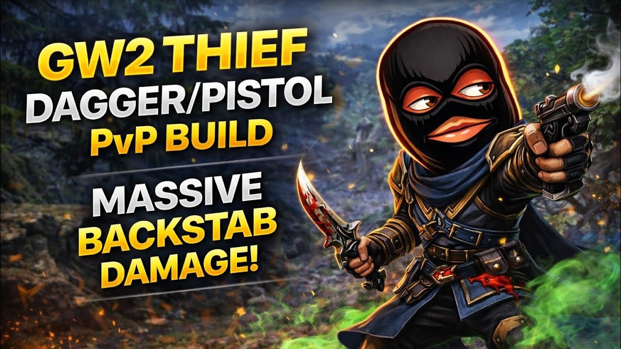 Gw2 Thief PvP, My favorite backstab build!