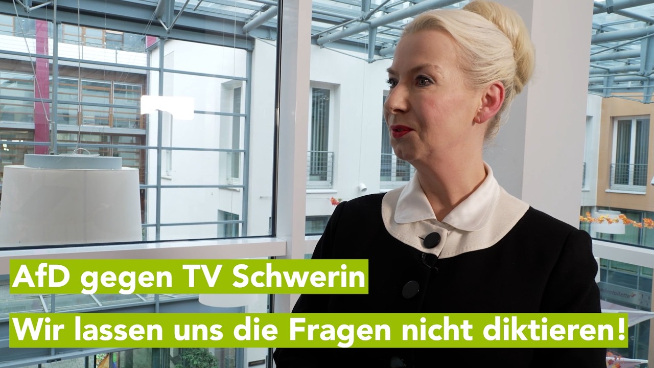AfD-OB-Kandidatin Federau erhebt Vorw&uuml;rfe gegen TV-Schwerin Chefredakteur B&ouml;hm
