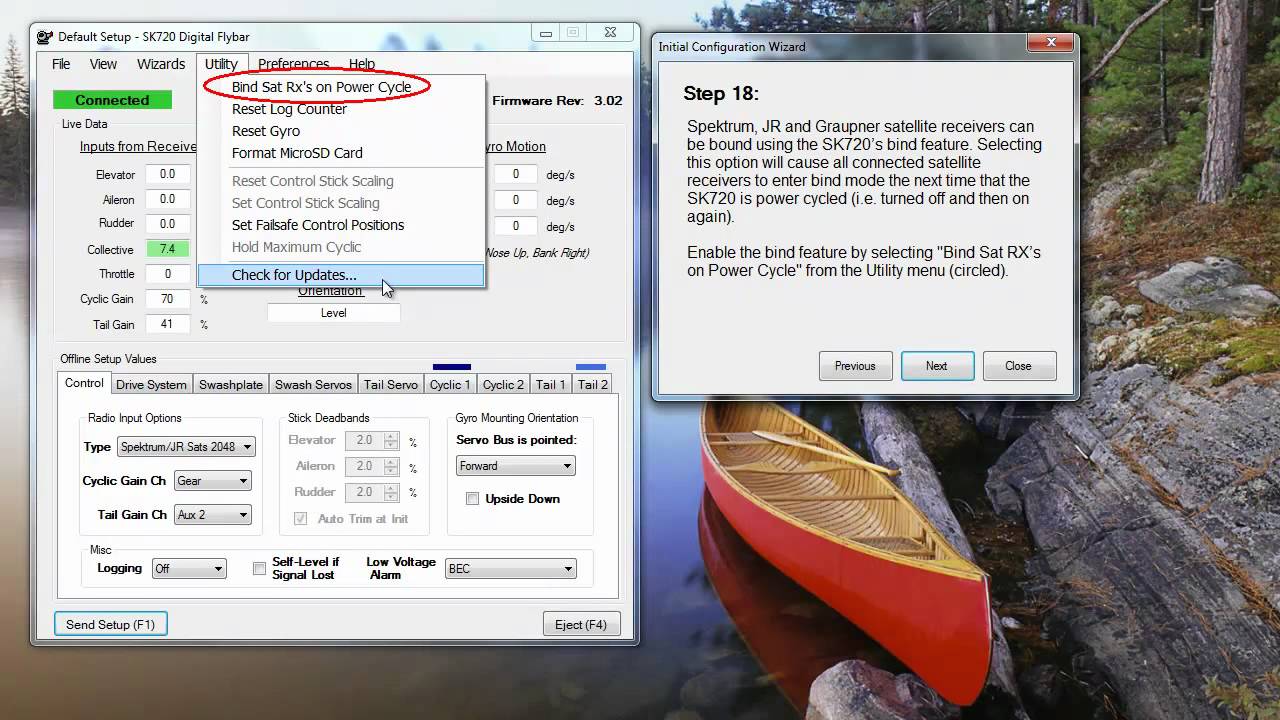 SK 720 Initial Setup Wizard Walkthrough
