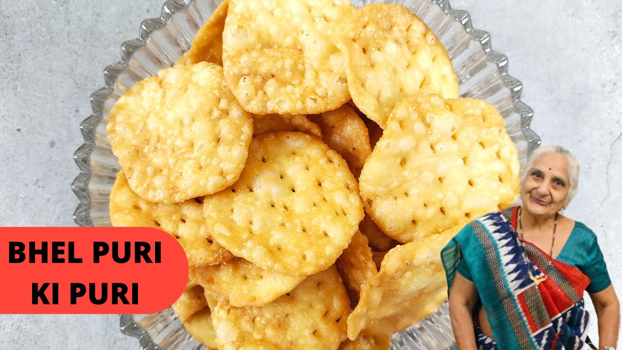 Gujju Ben's Crispy Bhel ki Puri recipe I भेल की पुरी रेसिपी I ચાટ પાપડી કી રેસીપી I ભેલ પુરી રેસીપી
