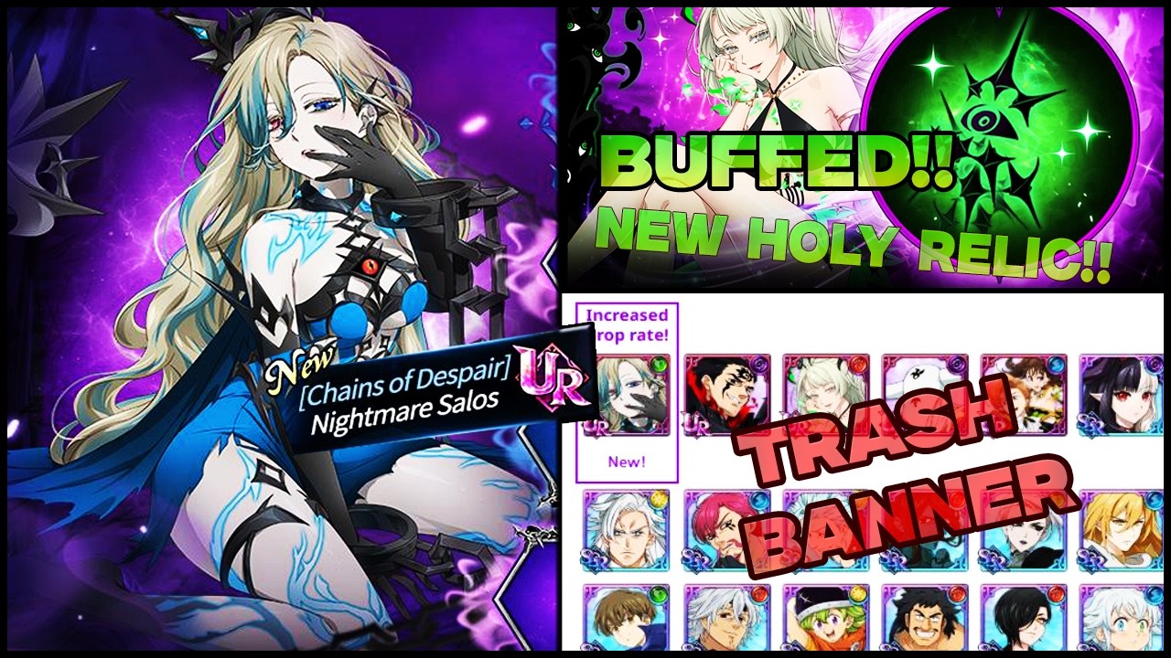 NEW NIGHTMARE SALLOS LOOKS INSANE!! - Global 6th Anniversary Patch Notes - 7DS Grand Cross