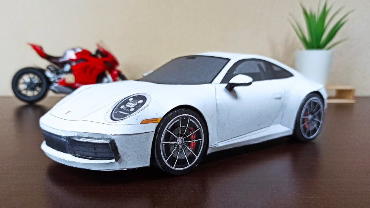 How to build Porsche 911 Carrera S PaperCraft.