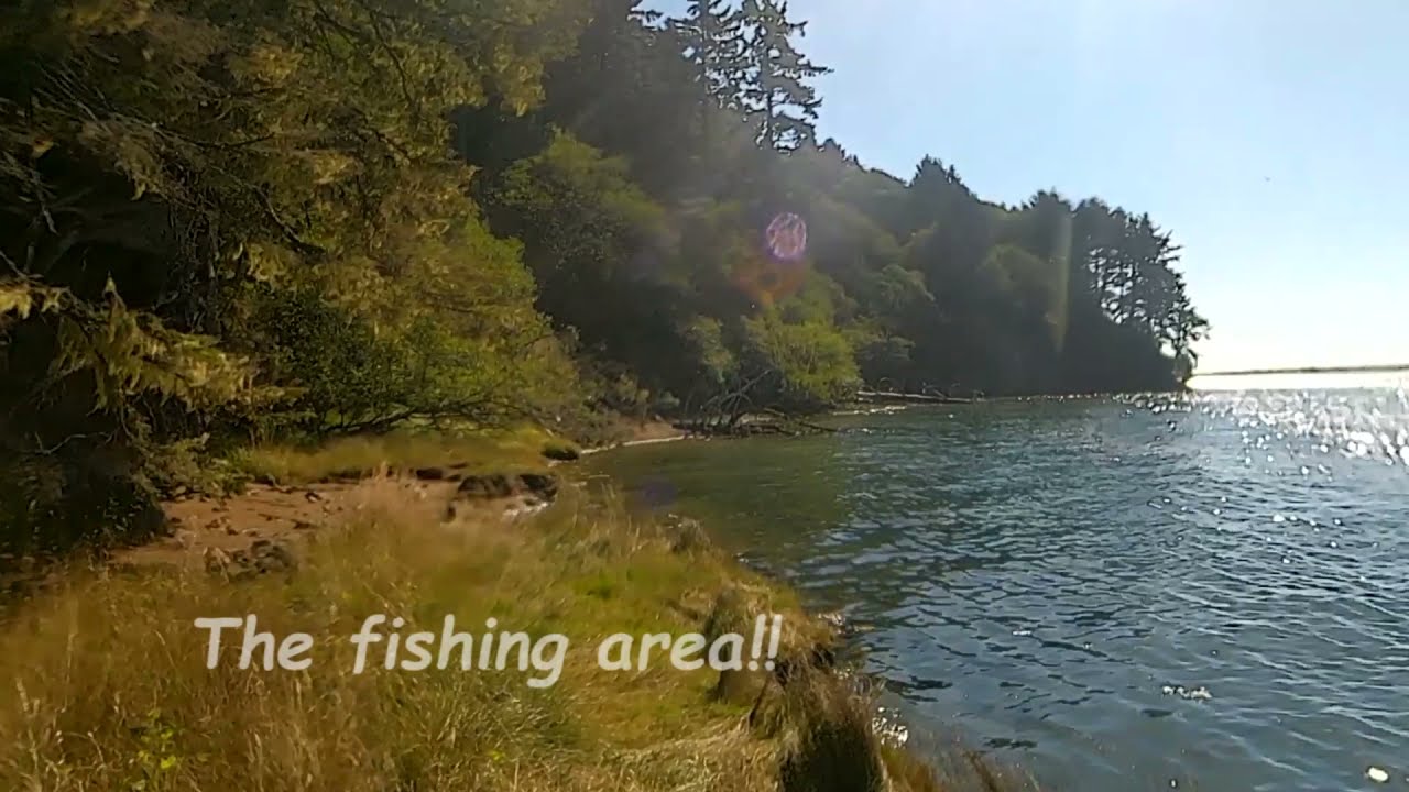 Hiking and fishing at the Nestucca Bay Wildlife Refuge - HD available for best viewing