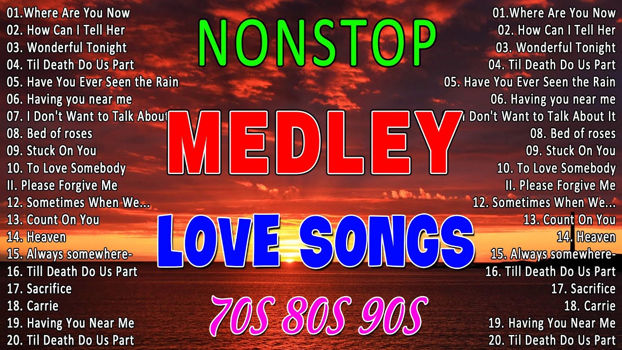 Timeless Love & Heartbreak 🌹 Best Slow Rock Medley: 70s 80s 90s Nonstop Love Songs for Your Soul