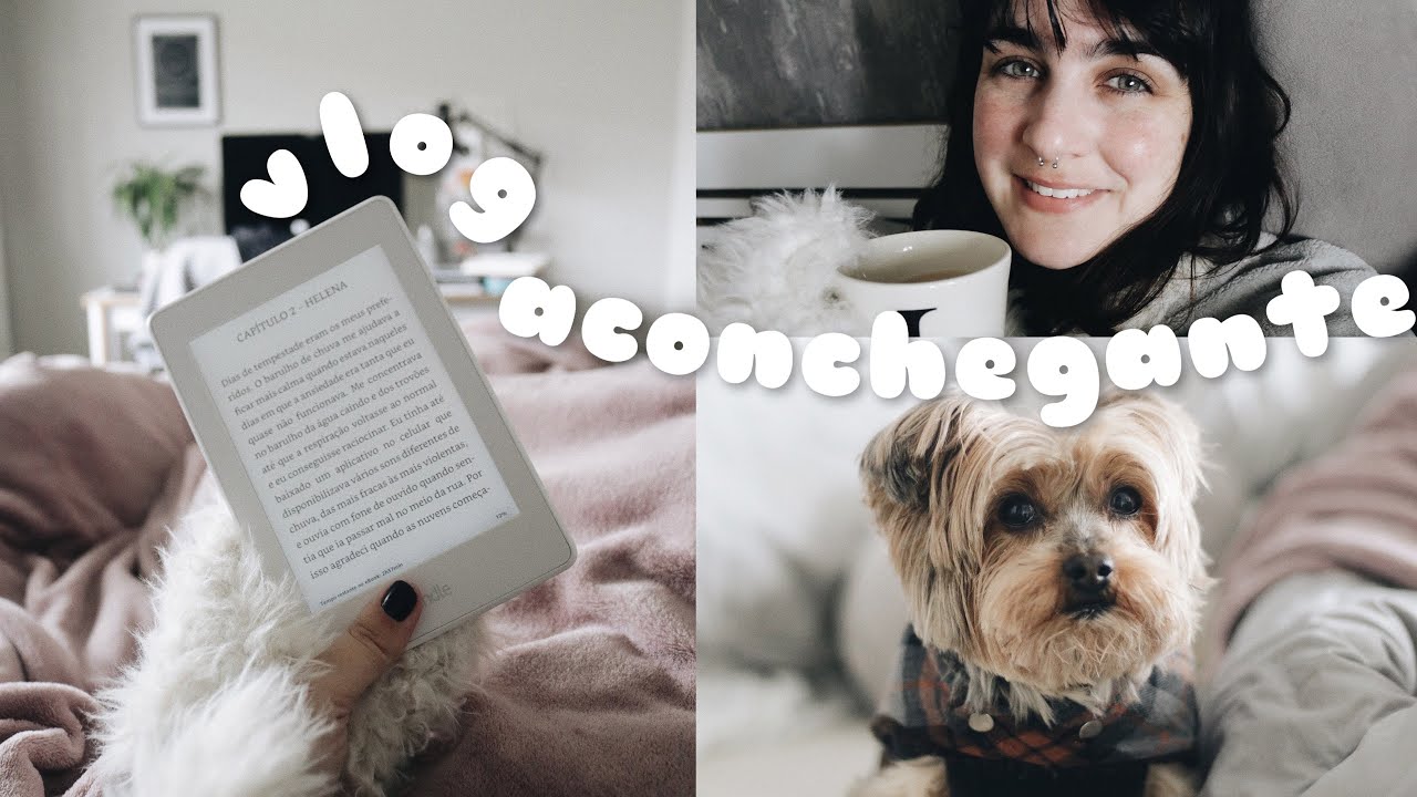vlog aconchegante da maratona do kindle