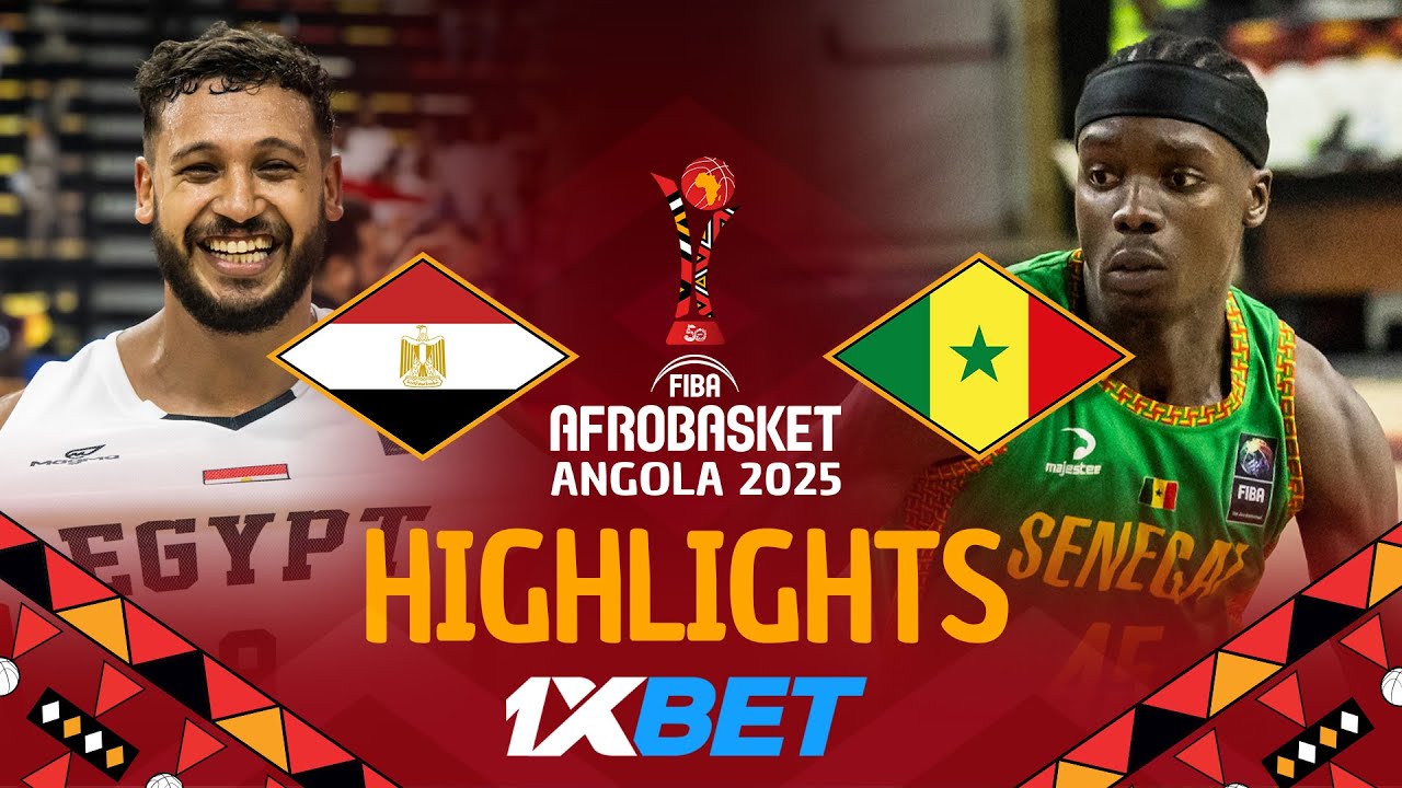 Egypt 🇪🇬 vs Senegal 🇸🇳 | 1XBET Highlights | #AfroBasket 2025